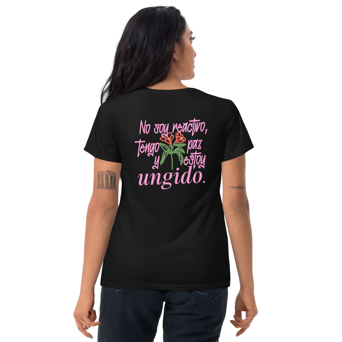 Camiseta de manga corta para mujer