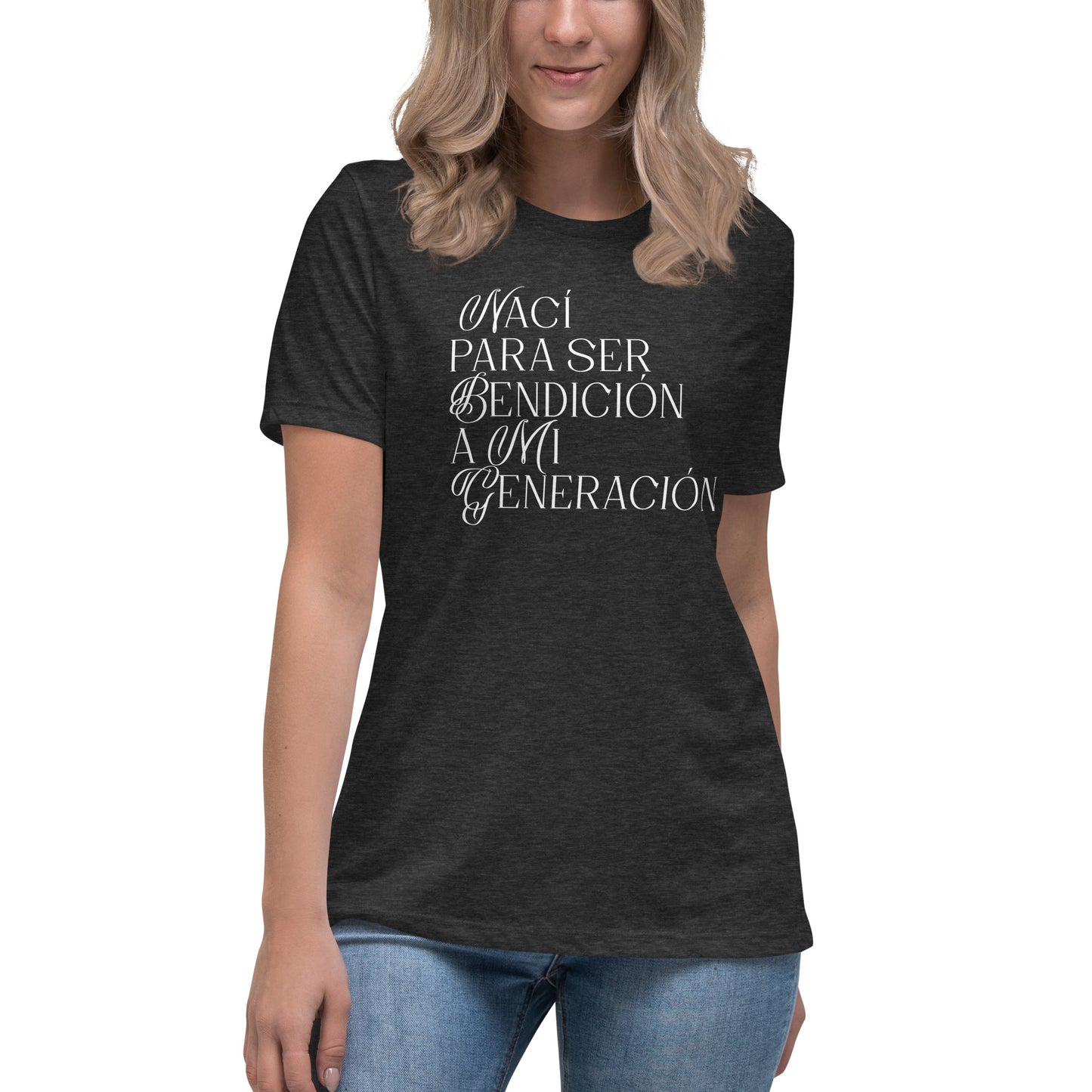 Camiseta suelta mujer