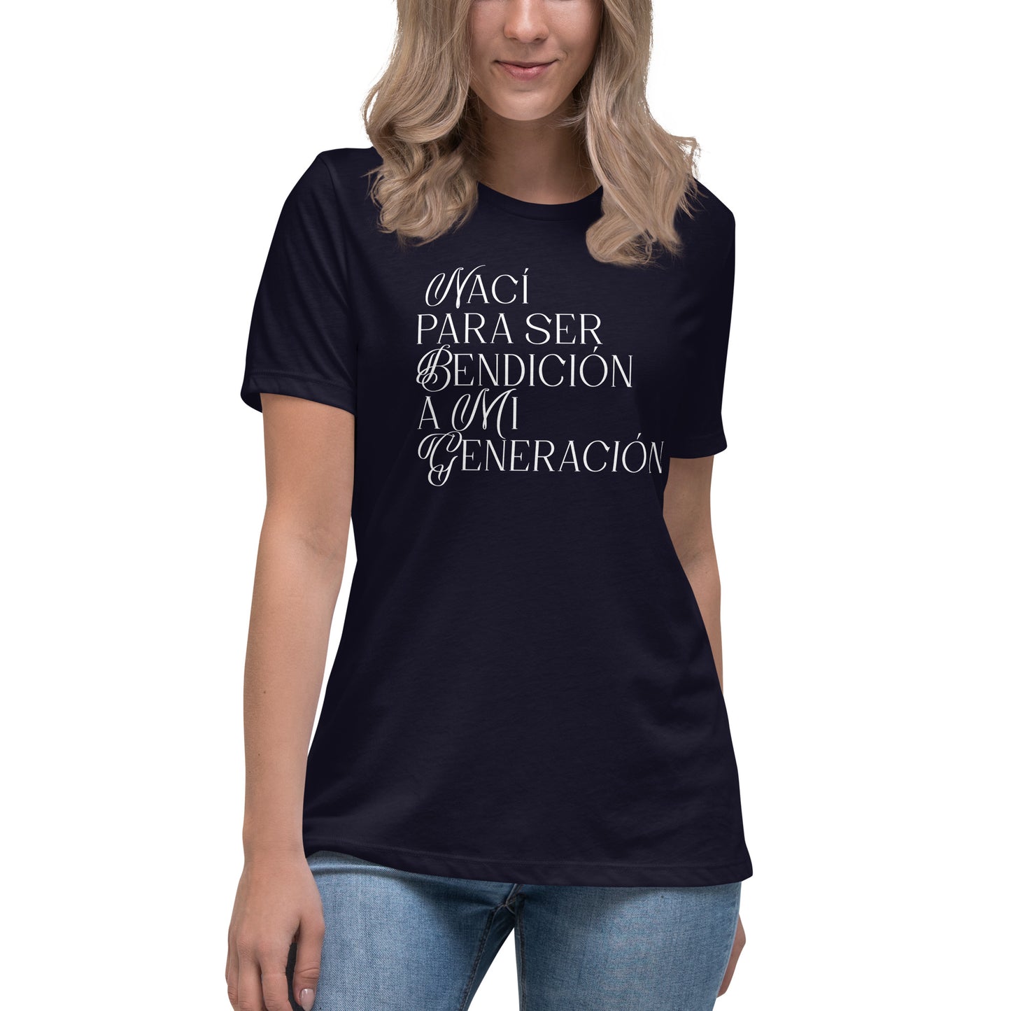 Camiseta suelta mujer