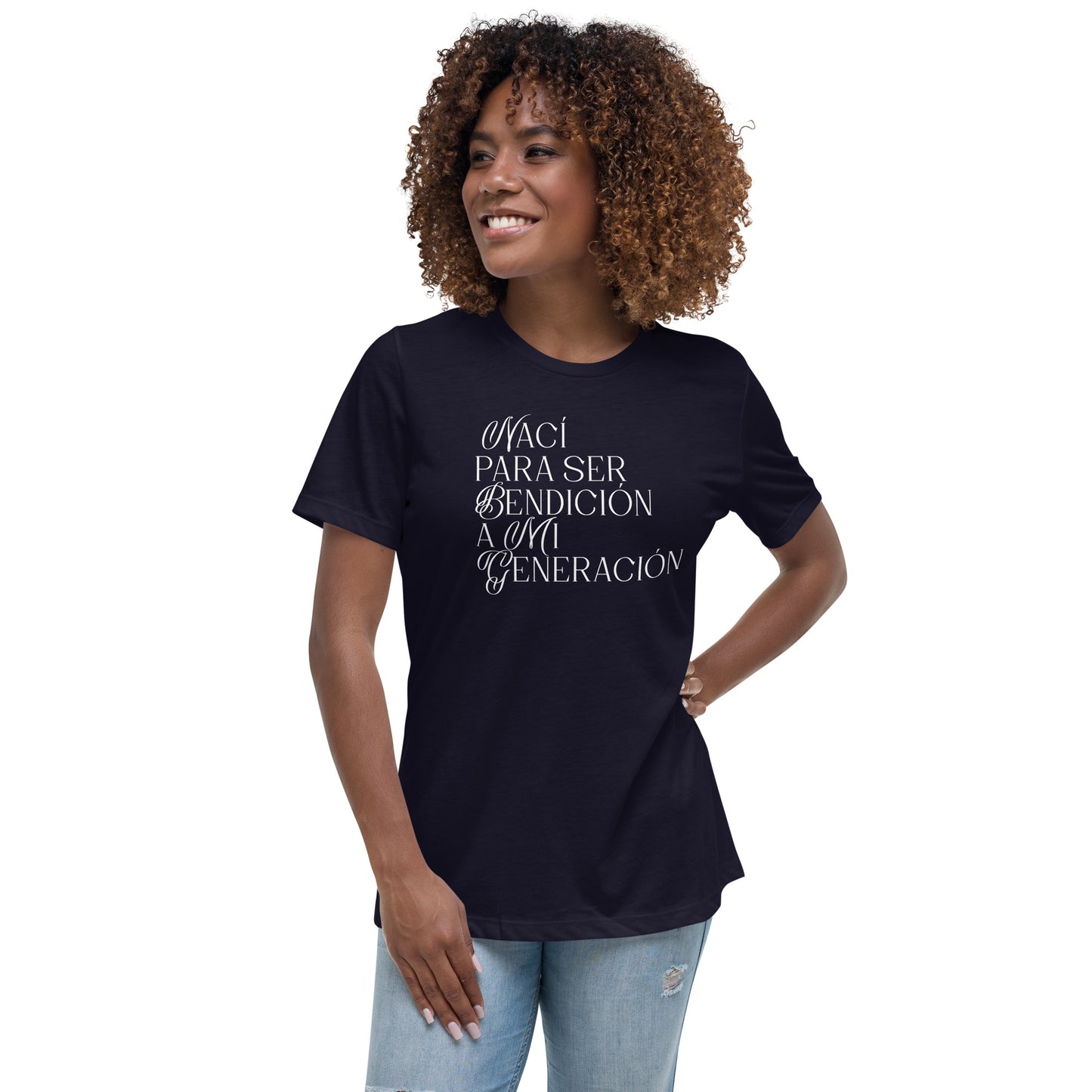 Camiseta suelta mujer