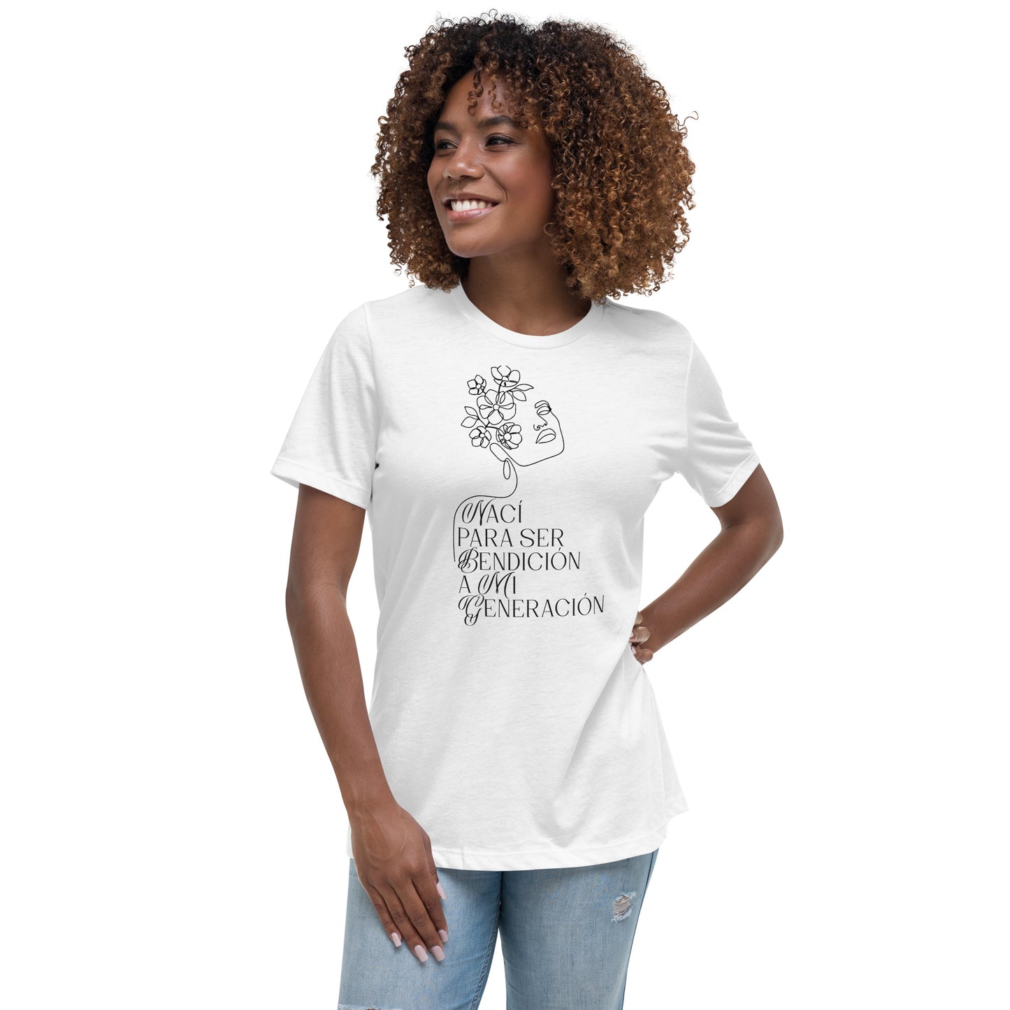 Camiseta suelta mujer